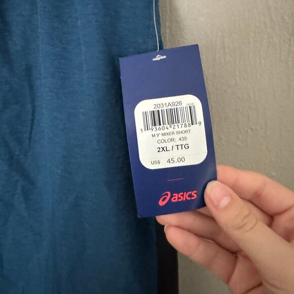 NWT ASCIS 9" Mixer Shorts in 2XL casual comfort workout running gym - Picture 2 of 5